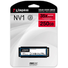 ديسك ام2 كينجستون Kingston NV1 NVMe PCIe SSD 250G M.2 2280 - SNVS/250G | ضمان سنه