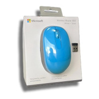 مايكروسوفت ماوس لاسلكي لون ازرق   Microsoft Wireless Mouse 1850 - Blue Color - U7Z-00058 | ضمان سنة   