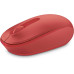 مايكروسوفت ماوس لاسلكي لون أحمر  Microsoft Wireless Mouse 1850 - Red Color - U7Z-00034 | ضمان سنة