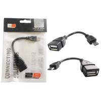 كابل من مايكرو يو اس بي Micro USB Male to USB 2.0 Type-A Female Cable - 2B CV067 |  ضمان 3 شهور