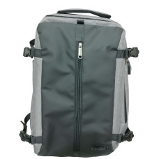 حقيبة لاب توب ظهر، يد، متحولة - Transformer Laptop Backpack - حتى 17 بوصة، أسود×رصاصي ، TRBP17003 - مقاومة للماء - ضمان 3 شهور