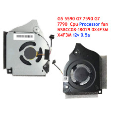 مروحة بروسيسور ديل Original Dell G5 5590 G7 7590 7790 CPU Processor Fan NS8CC08-18G29 0X4F3M X4F3M 12v 0.5a | ضمان 3 شهور  مروحة بروسيسور ديل Original Dell G5 5590 G7 7590 7790 CPU Processor Fan NS8CC08-18G29 0X4F3M X4F3M 12v 0.5a | ضمان 3 شهور
