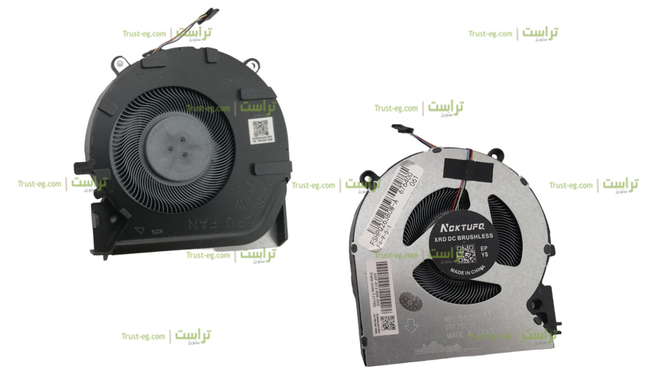 RAKSTORE Laptop-CPU-Kühler, kompatibel mit HP Victus 16-D 16-E RTX3060 Quiet Cooler Lüfter, 80 W Lüfter (CPU Fan