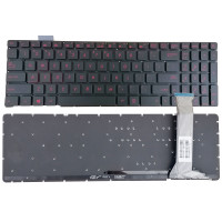 كيبورد إسوس أصلي أسود - انجليزي US مضيئة أحمر - Original Asus ROG G551 GL552 GL751 GL752 GL771 En Keyboard | ضمان 3 شهور   كيبورد إسوس أصلي أسود - انجليزي US مضيئة أحمر - Original Asus ROG G551 GL552 GL751 GL752 GL771 En Keyboard | ضمان 3 شهور