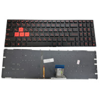 كيبورد إسوس أصلي أسود - عربي US مضيئة  - Original Asus keyboard GL702 GL502 Keyboard |ضمان 3 شهور 