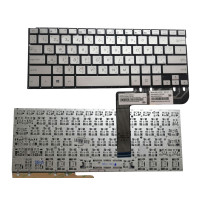 كيبورد أسوس - عربي Compatible Asus VivoBook TP300 P302LJ Q302LA Arabic Keyboard silver - US | ضمان شهر كيبورد أسوس - عربي Compatible Asus VivoBook TP300 P302LJ Q302LA Arabic Keyboard silver - US | ضمان شهر
