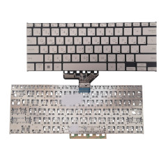 كيبورد إسوس أصلي - عربي US مضيئة - Genuine Asus VivoBook Go Flip TP1400 TP1401 silver Keyboard Arabic |ضمان 3 شهور 
