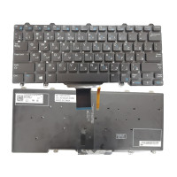 كيبورد  ديل أصلي أسود - عربي US مضيئة - Original Dell Latitude E5250 E5270 3150 XPS 12 9250 Keyboard | ضمان 3 شهور 