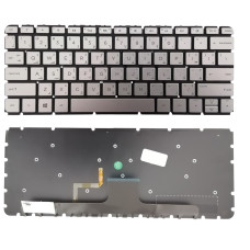 كيبورد اتش بي أصلي فضي - عربي US مضيئة - Genuine HP Envy 13-AB Ar Backlit Silver Keyboard | ضمان 3 شهور 