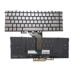 كيبورد اتش بي أصلي فضي - عربي US مضيئة - Genuine HP Envy 16-H 16-H0010CA Ar Backlit Silver Keyboard | ضمان 3 شهور  