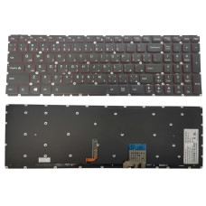 كيبورد لينوفو أصلي أسود - عربي US مضيئة أحمر- Genuine Lenovo Y50-70 U530 Keyboard | ضمان 3 شهور  