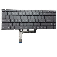 كيبورد ام اس اي أصلي - عربي US مضيئة - Genuine MSI GS65 Stealth 8SE - GF63 8RC Backlit Arabic Keyboard Gray | ضمان 3 شهور 