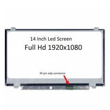 شاشة لاب توب 14.0 بوصة رفيعة Laptop Screen Slim 14 inch LED 30pin FHD 1920x1080 | ضمان شهر	