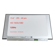 شاشة لاب توب IPS مط 15.6 فريم رفيع - Laptop Screen 15.6 IPS 40pin 1920x1080 FHD No Brackets 120Hz | ضمان شهر